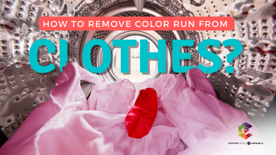 How to remove colour run from clothes_