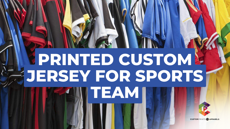 Printed Custom Jersey for Sports Team