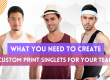 three man wearing singlets
